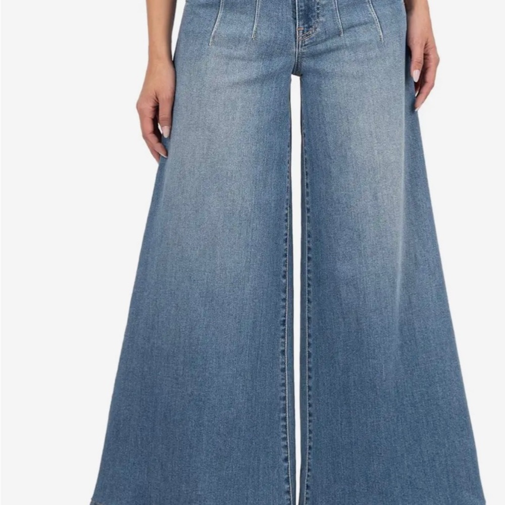 Kut from the Kloth Wide Leg Blue Jeans